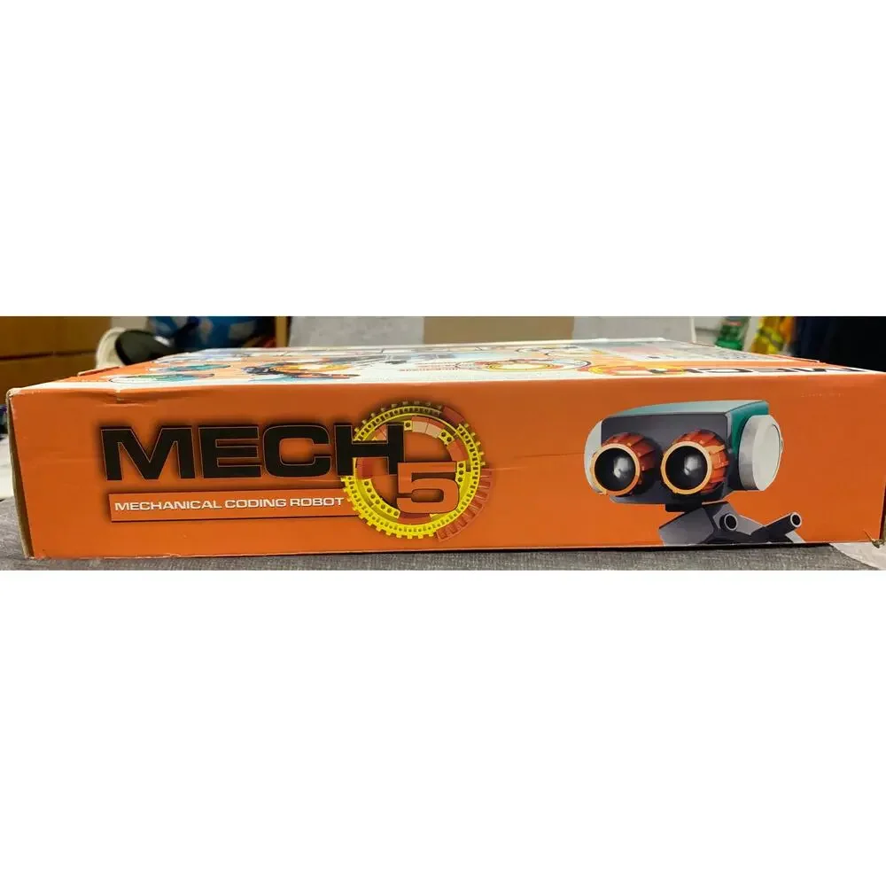 Elenco Teach Tech Mech 5 Mechanical Coding Robot STEM Set Kit - New, Sealed